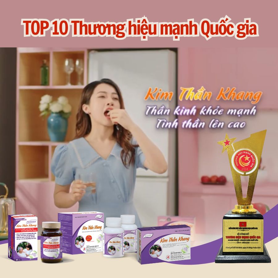 Kim Thần Khang - “Thương hiệu mạnh Quốc gia” cho người mất ngủ, lo âu